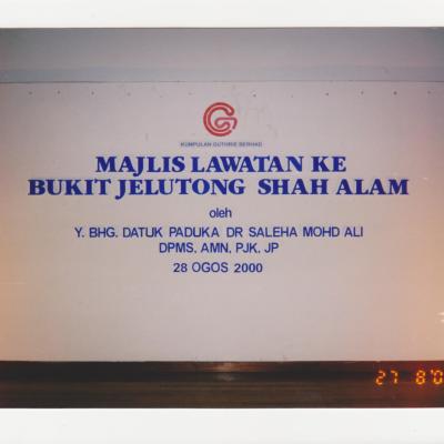 Backdrop Lawatan